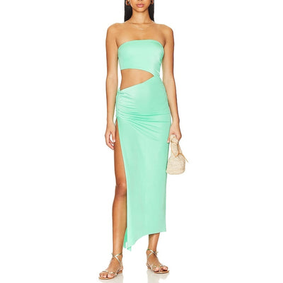 Agua Bendita Cutout Green Gwen Dress Size M
