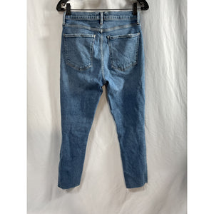 Agolde 'Nico' Blue High Rise Slim Denim Jean Size 27