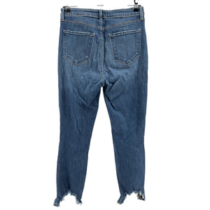 L'agence Distressed Blue High Line Denim Jeans Size 28