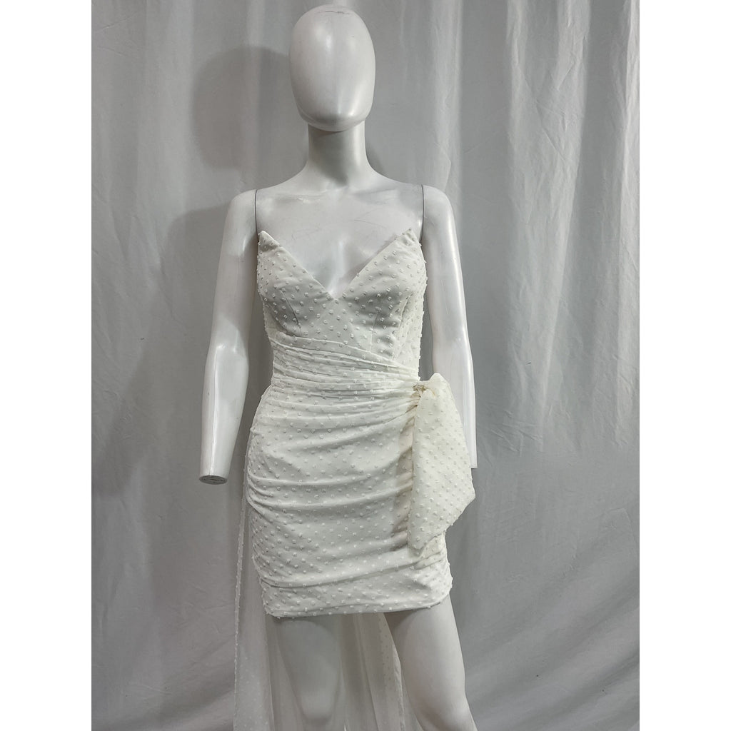 Katie May 'Eden Rock' White Crepe Mini Dress Size XS