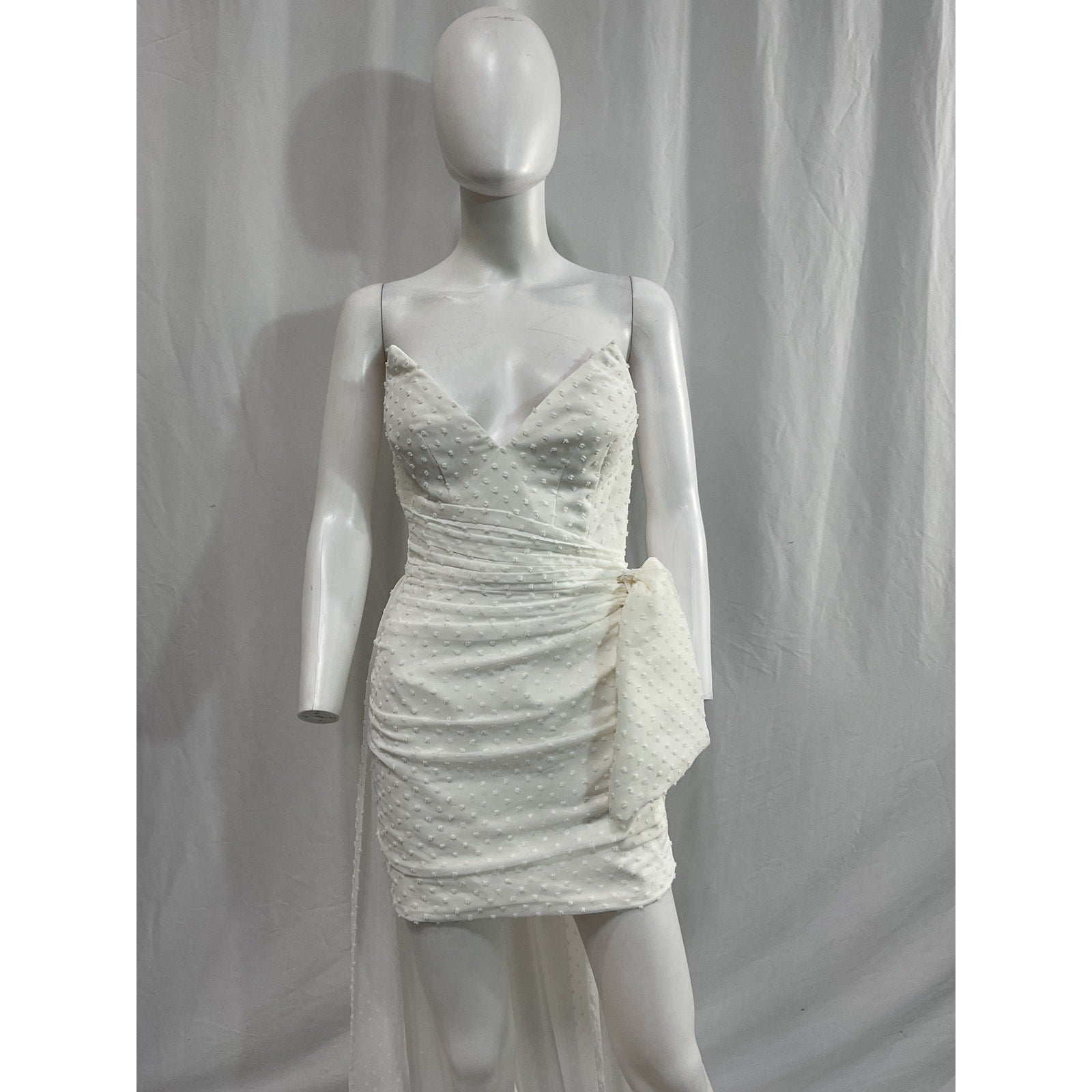 Katie May 'Eden Rock' White Crepe Mini Dress Size XS