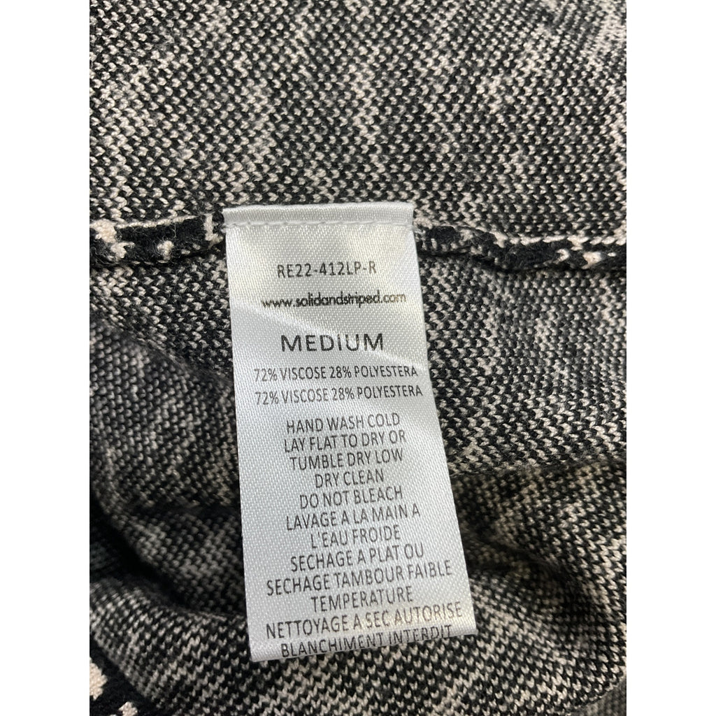 Solid & Striped 'The Ronnie' Black Viscose Skirt Size M