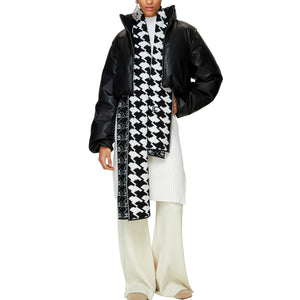 The Frankie Shop Cropped Black Puffer Jacket Size S