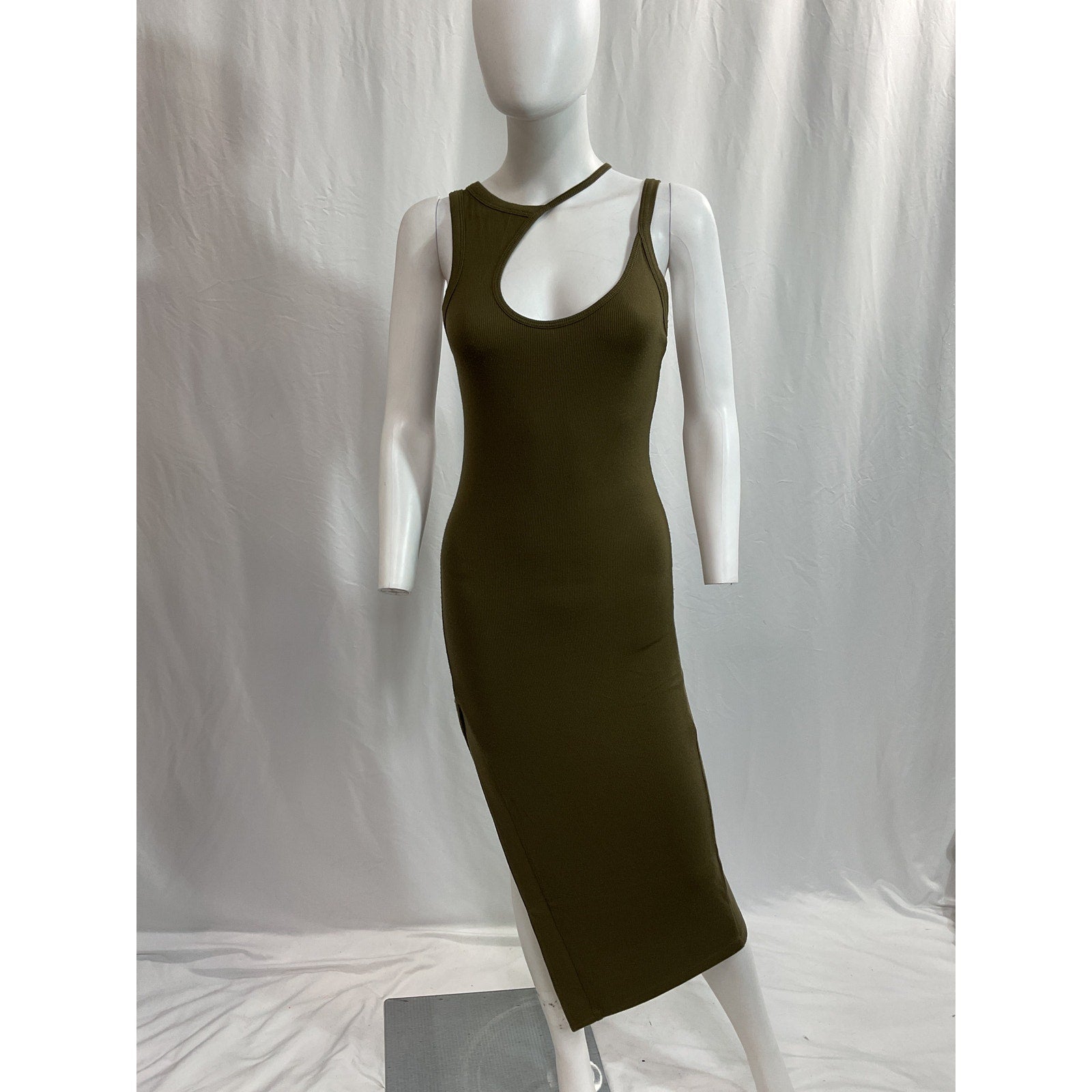 Alix Nyc 'Allen' Green Cut Out Dress Size L