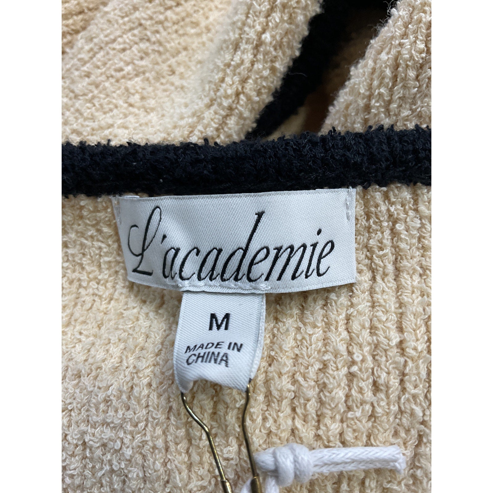 L'Academie 'By Marianna' Beige Havilah Midi Dress Size M - NWT