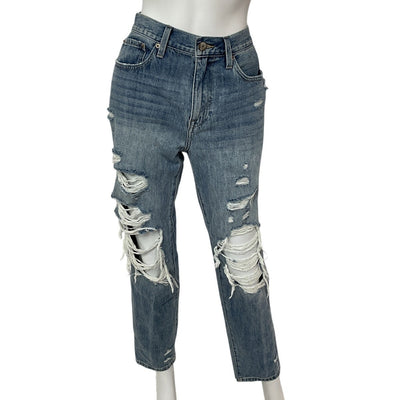 Pistola Distressed Rock Or Bust Presley Straight Denim Jeans Size 27