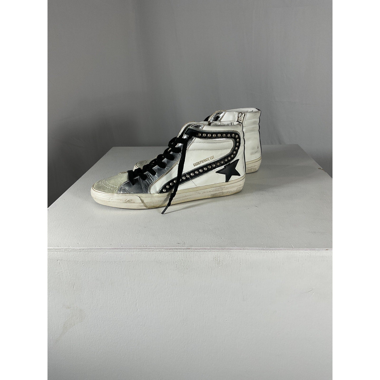 Golden Goose White Slide Sneakers Size 8