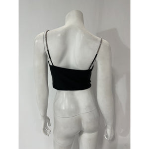 Alix Nyc 'Hugo' Black Crop Top Size S