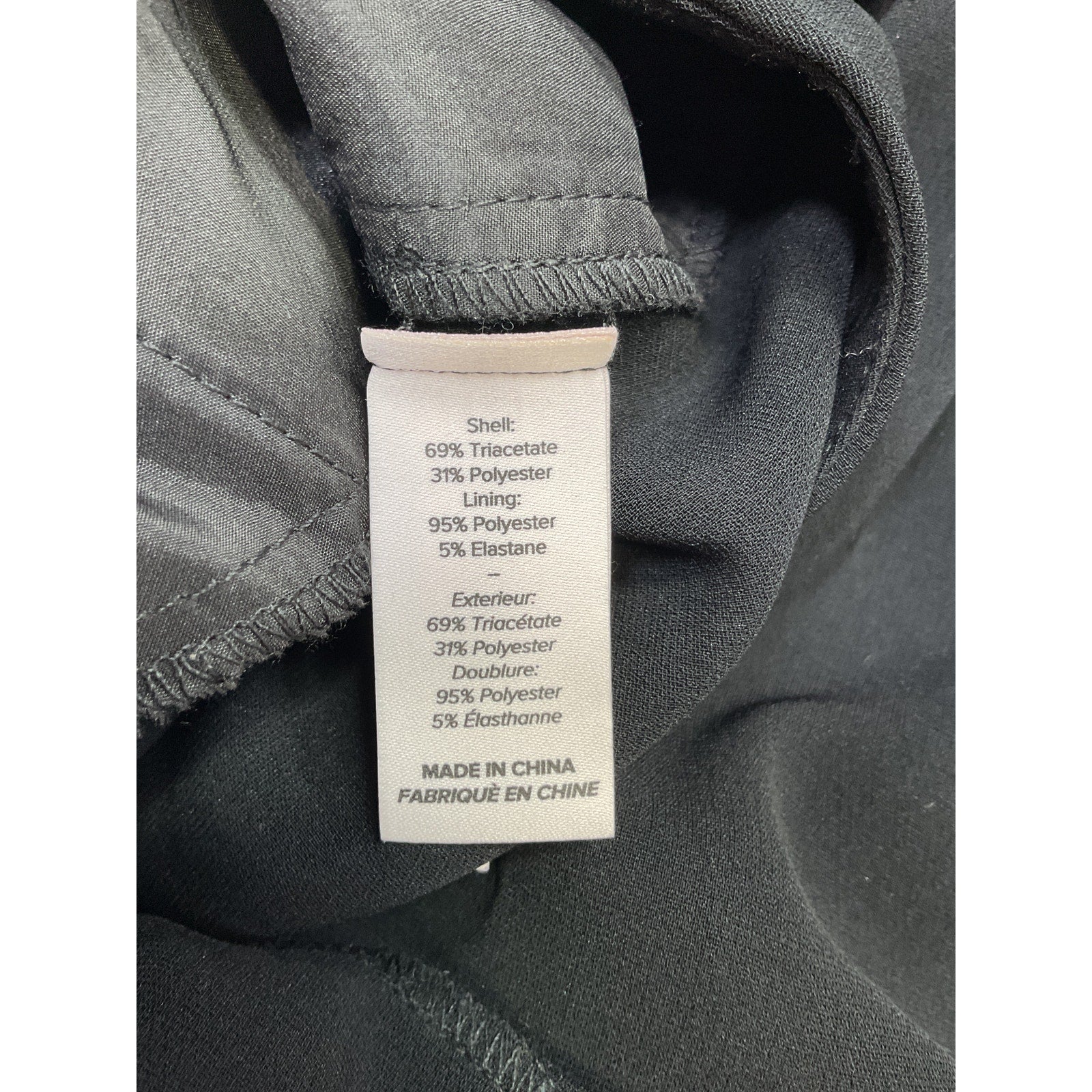 Cinq A Sept Crepe Black Triacetate Elaine Short Size 12 - NWT
