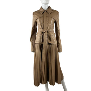 Simkhai Belted Tan Romina Jacket Size 6
