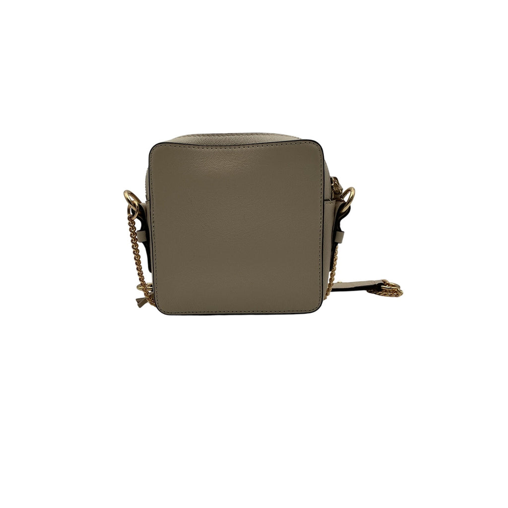See By Chloe ‘Joan’ Cement Beige Leather Shoulder Bag OS