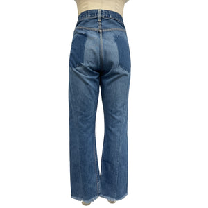 Eb Denim High Rise Blue Split Hem Og Denim Jeans Size 30