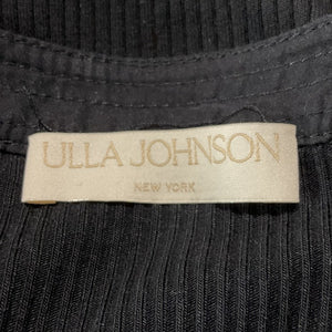 Ulla Johnson Ruffled Noir Birdie Top Shirt Size XS