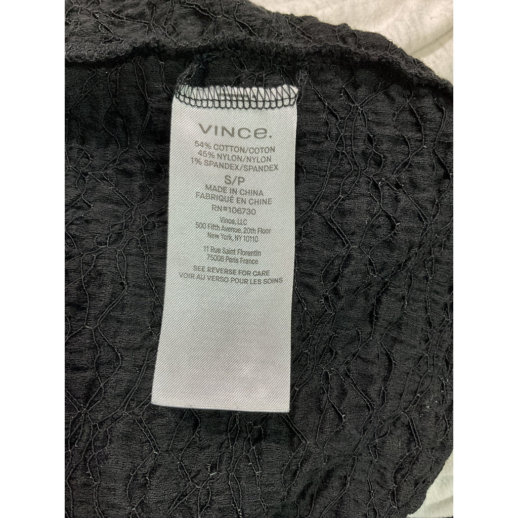 Vince 'Popcorn' Black T-Shirt Size S