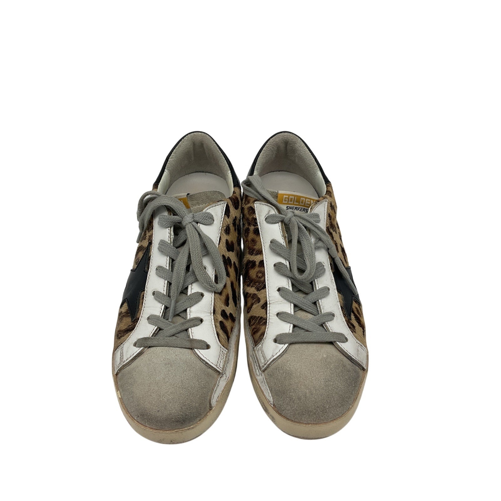 Golden Goose Superstar Brown Leather Sneaker Size 7