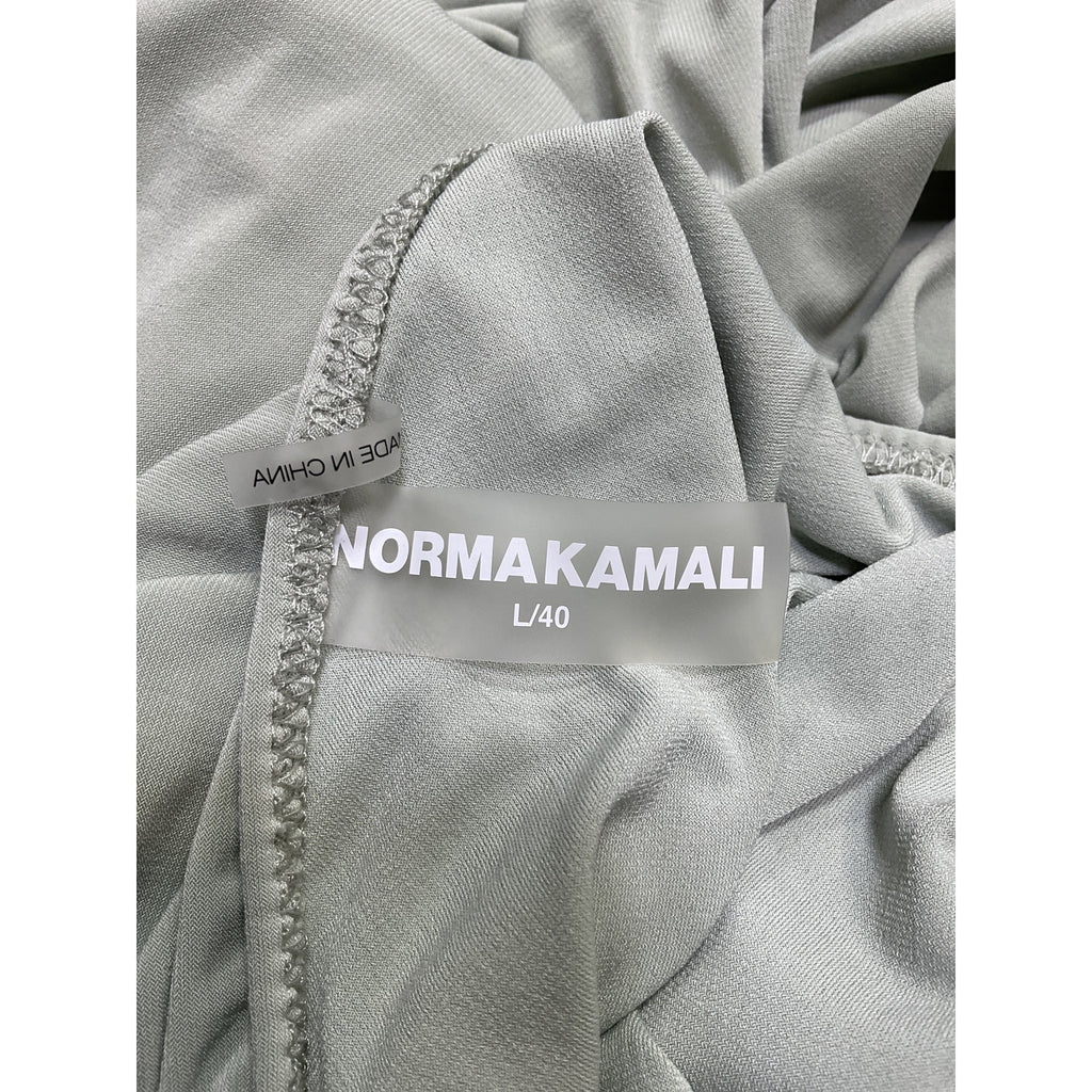 Norma Kamali 'Pickleball' Green Polyester Diana Mini Dress Size L