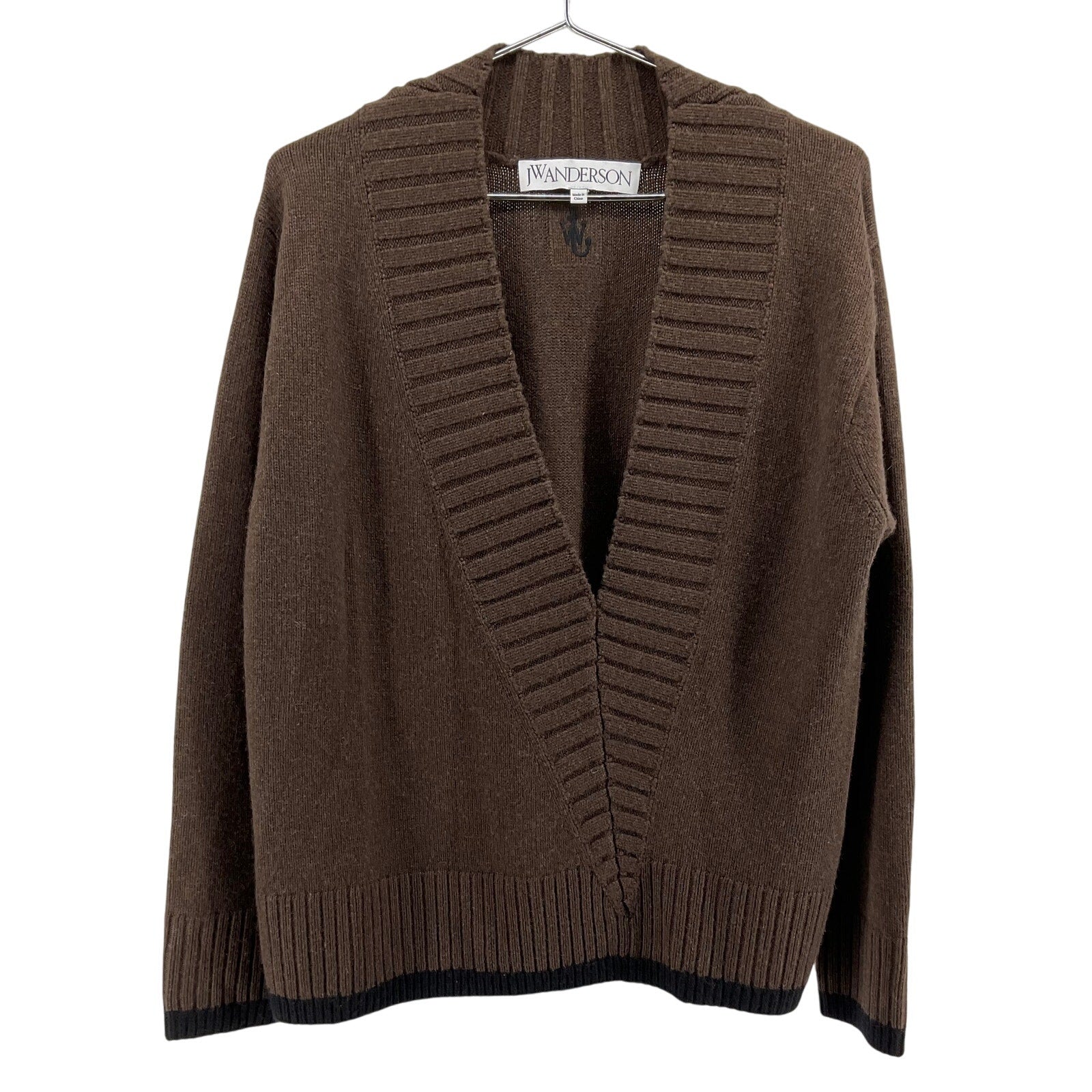 J.W. Anderson Brown Wool And Cashmere-Blend Sweater Size M