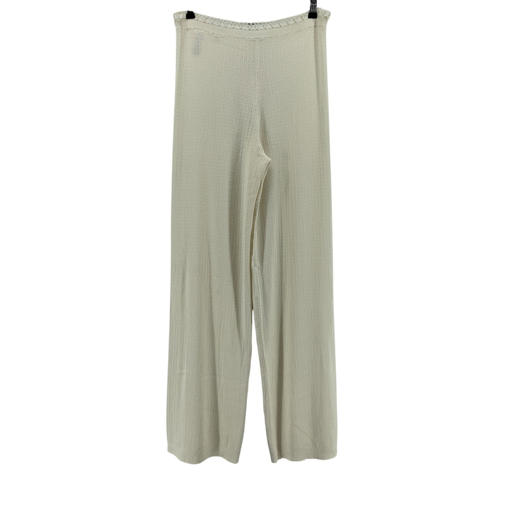 D�en 'Evonne' Ivory Viscose Pant Size M