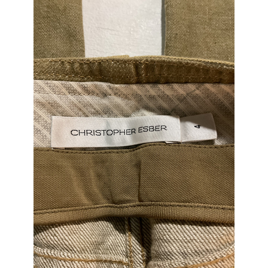 Christopher 'Esber' Green Cotton Deconstruct Denim Denim Jean Size 0