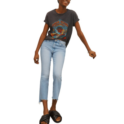 Mother Classic Light Blue Insider Crop Size 31 Denim Jeans