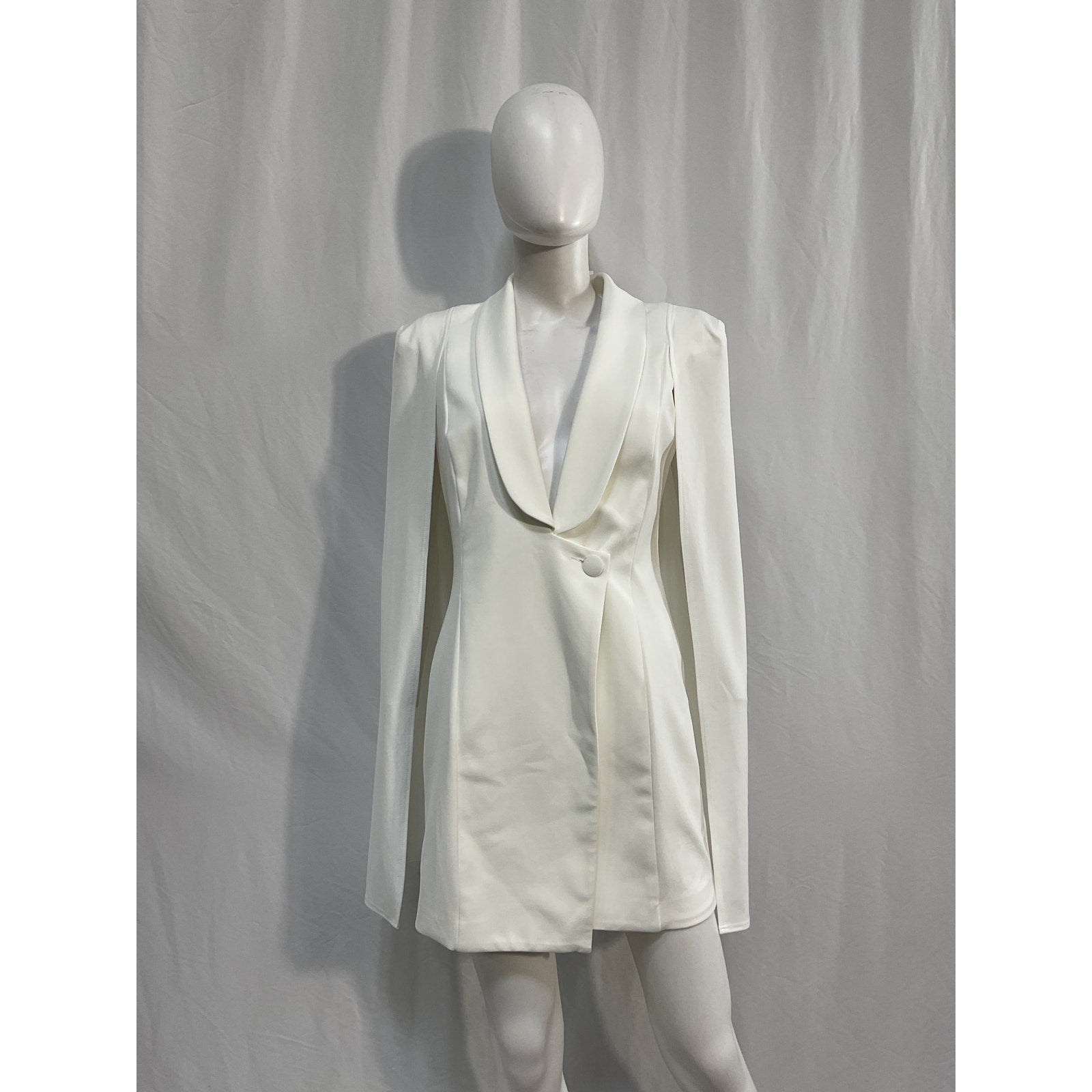 Katie May 'Boss Lady' White Polyester Dress Size M - NWT