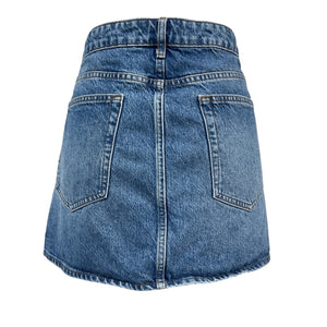 Reformation Classic Blue Hazel Mini Skirt Size 32