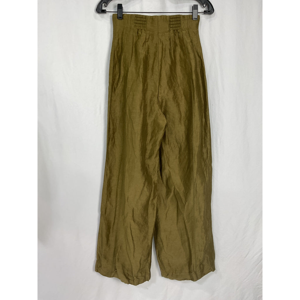 Aje 'Theory' Green Cinched Pant Size 6
