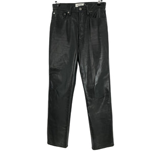 Agolde Sleek Black 90s Pinch Waist Pants Size 27