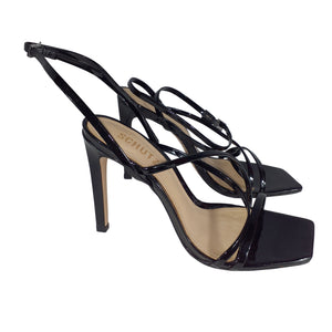 Schutz Strappy Black Bari Sandal Size 6.5
