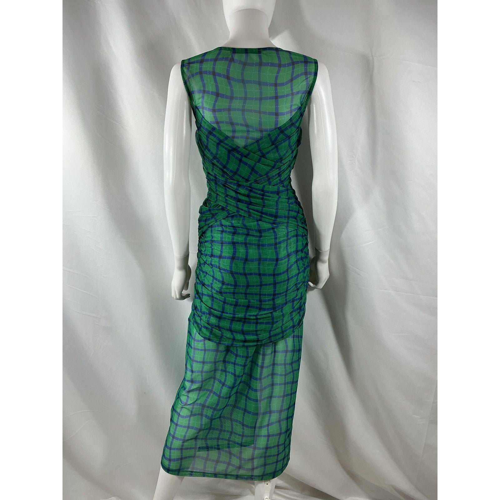 Simon Miller 'Kinny' Green Polyester Dress Size S