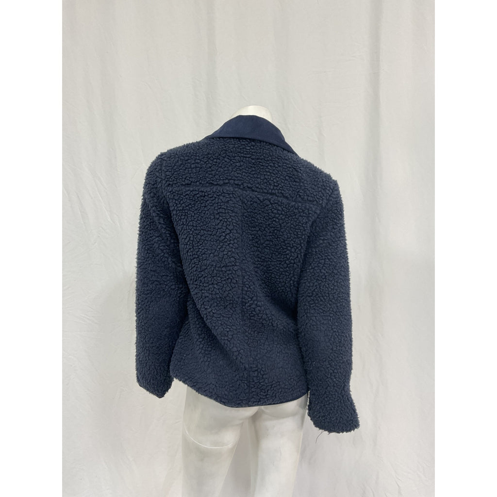 Alex Mill Sherpa Navy Polyester Work Jacket Size XS