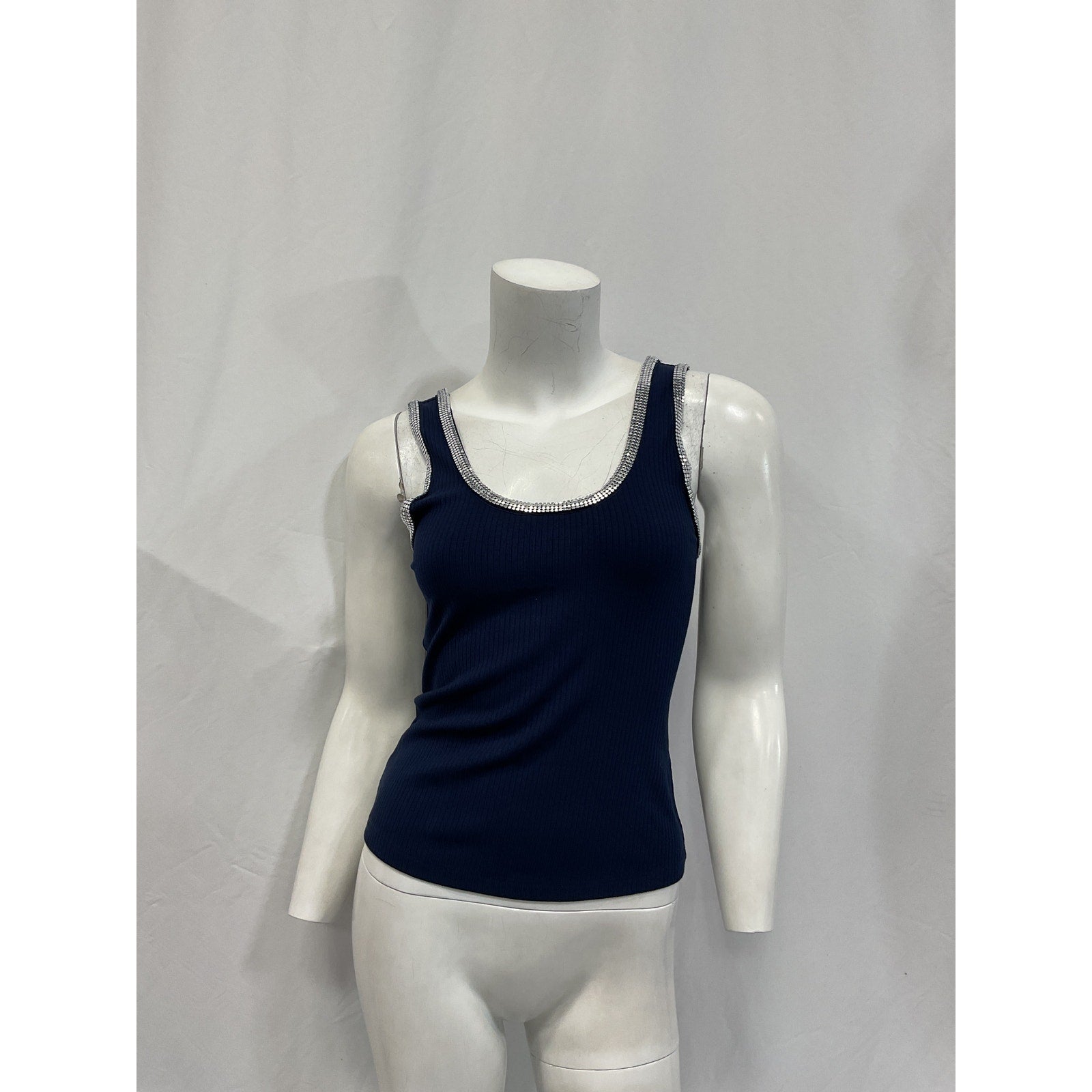 Simkhai 'Palma' Blue Scoop Neck Tank Top Size S - NWT