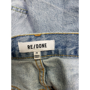 Re/Done '50s' Blue Cutoff Denim Shorts Size 29