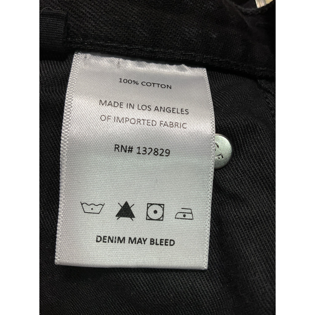 Grlfrnd 'Bella' Black Low Rise Boyfriend Denim Jeans Size 27 - NWT