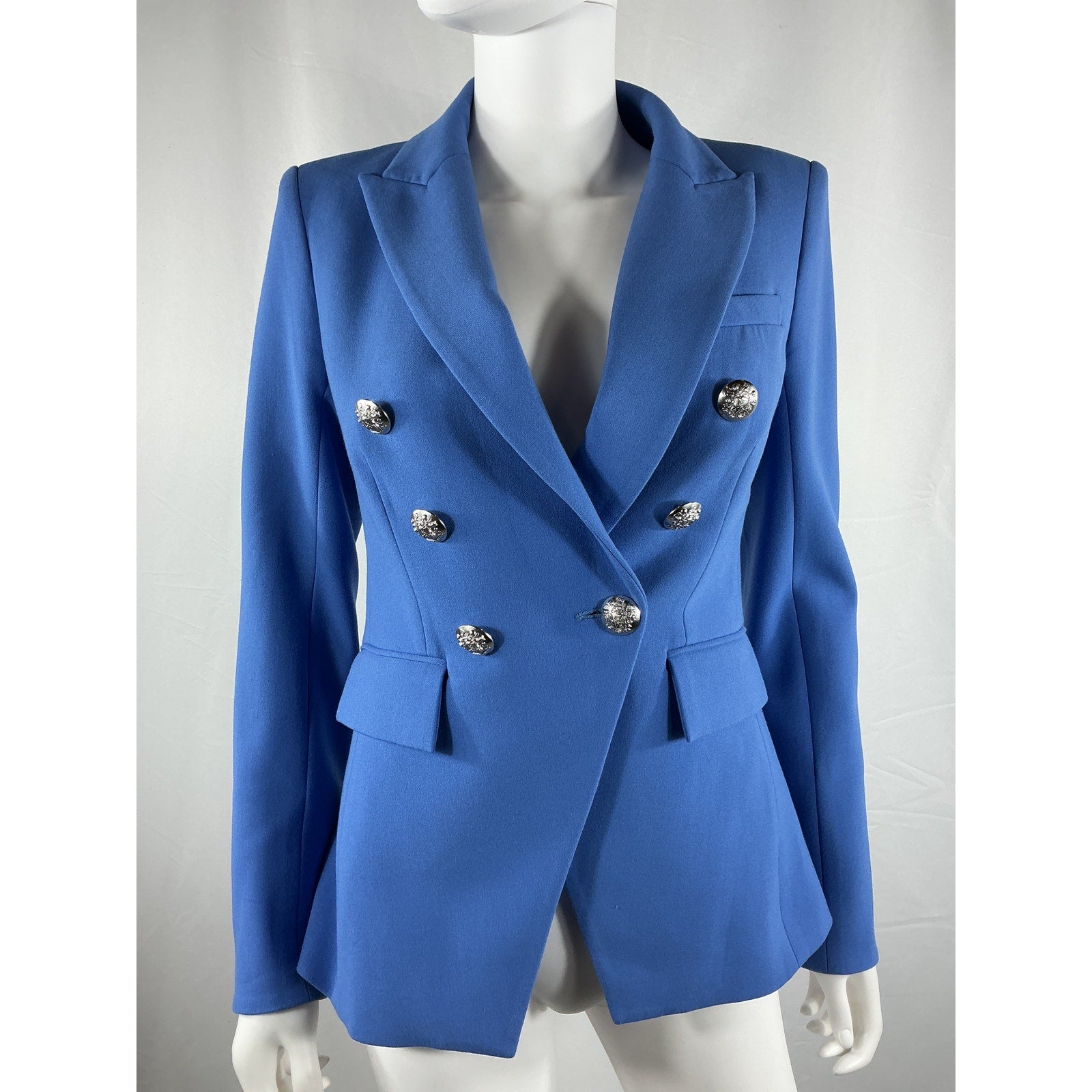 Veronica Beard 'Miller Dickey' Blue Polyester Jacket Size 0