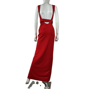 Solace London Elegant Red Tara Dress Size 2