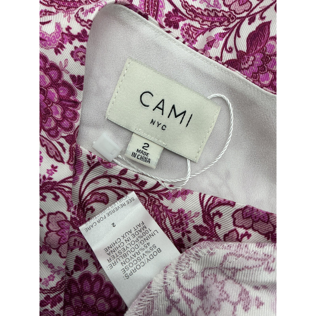 Cami Nyc 'Nanu' Purple Viscose Dress Size 2