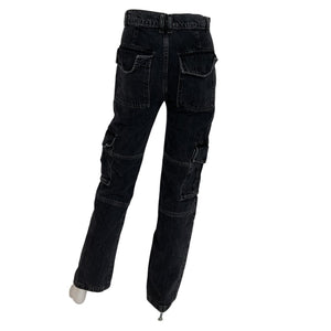 Frame Utility Astray High Rise Straight Denim Jeans Size 24