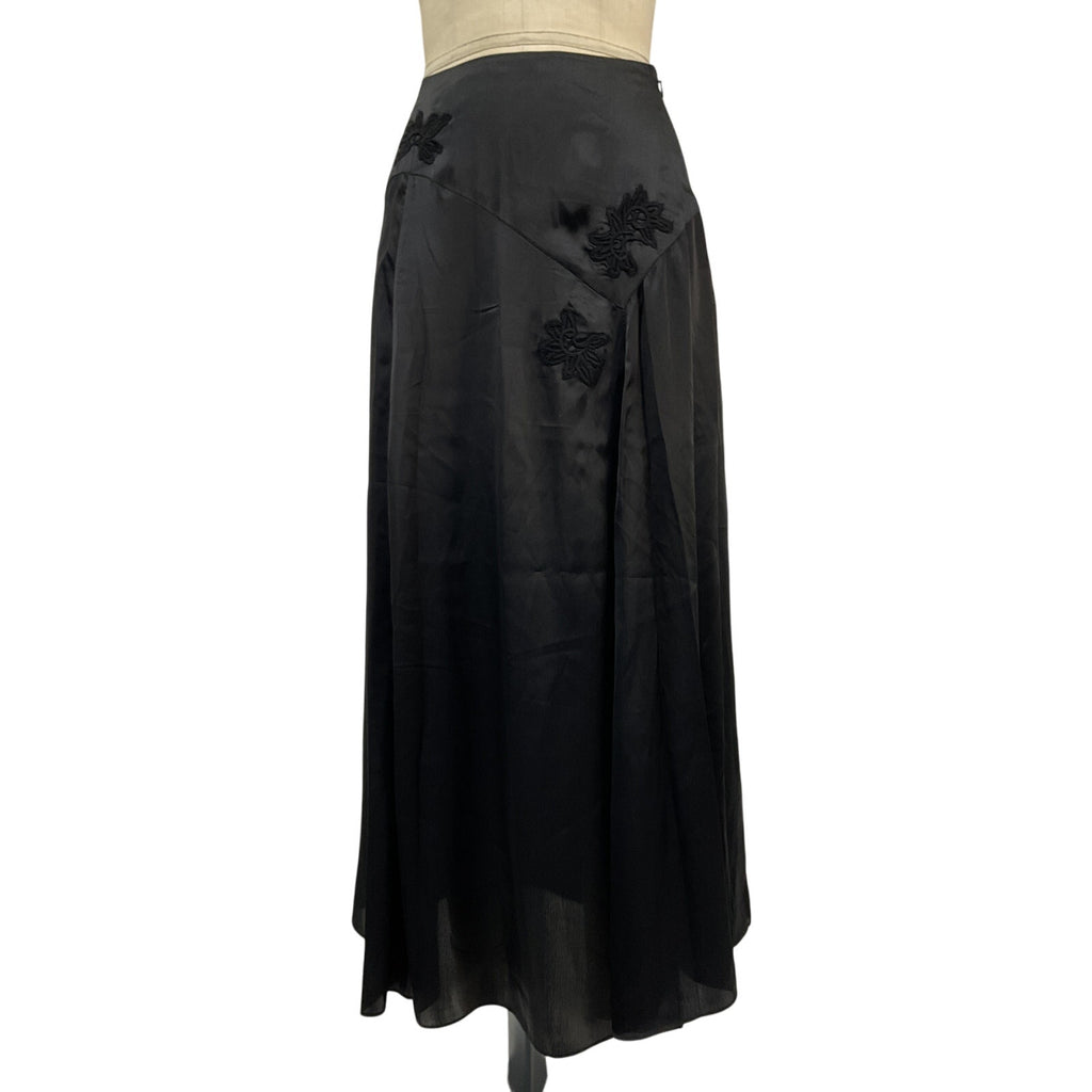 Loveshackfancy 'Ziggy' Black Maxi Skirt Size 0