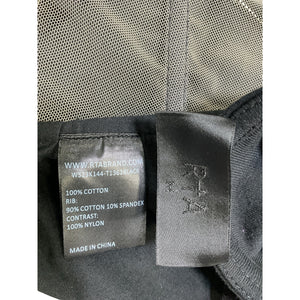 Rta 'Angelo' Black Cotton Top Size M