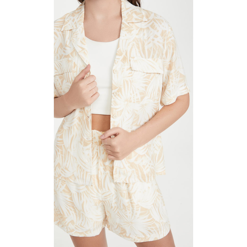 Anine Bing 'Austin' White Short Sleeve Top Size S