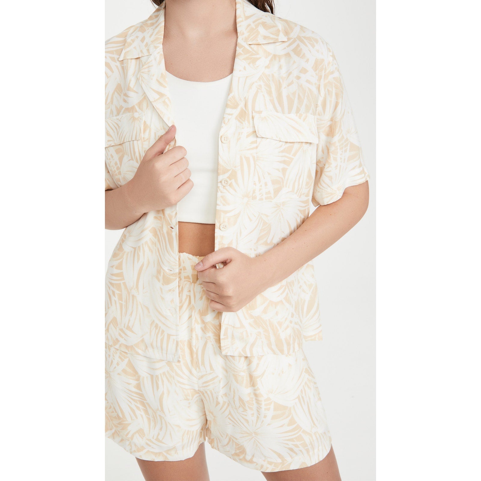 Anine Bing 'Austin' White Short Sleeve Top Size S