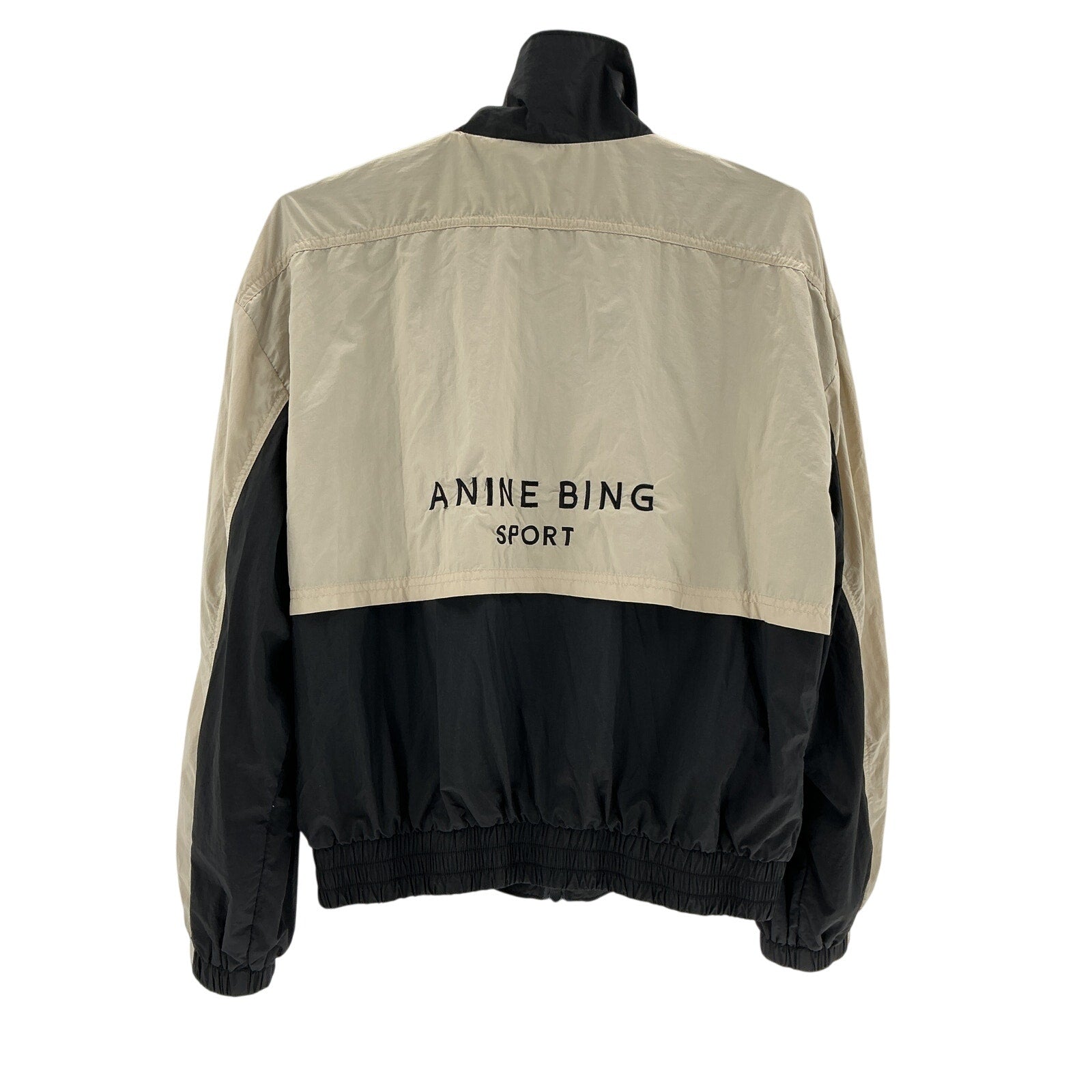 Anine Bing 'Emerson' Black Nylon Jacket Size S