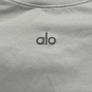 Alo Yoga Classic White Alosoft Finesse T Shirt Size M
