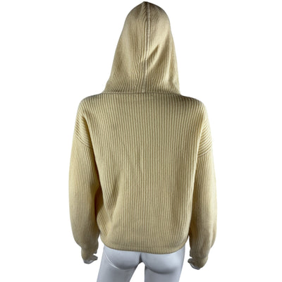 Reformation Cashmere Custard Alexei Hoodie Size XS