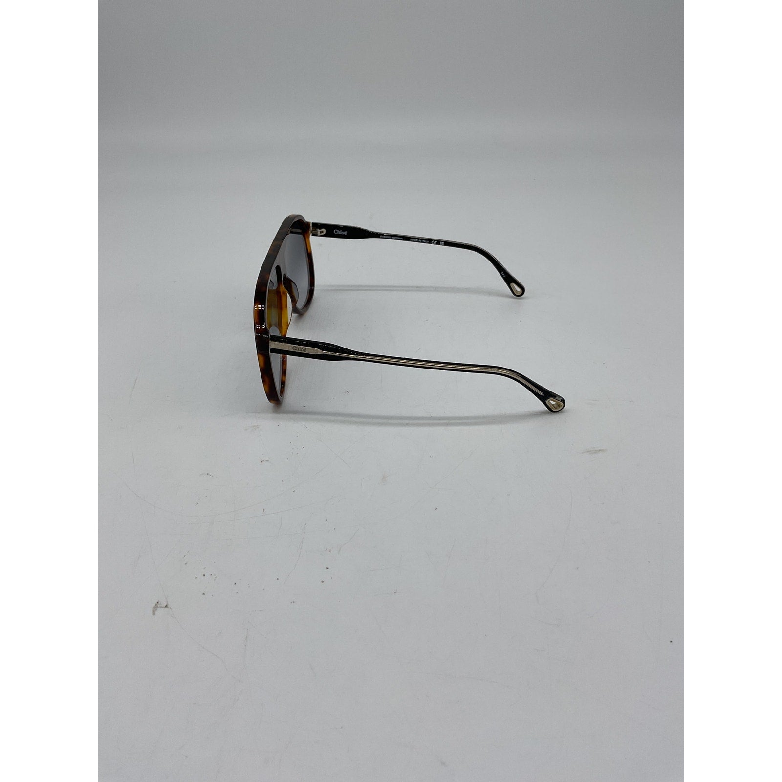Chlo� 'Dannie' Brown Acetate Sunglasses Size OS