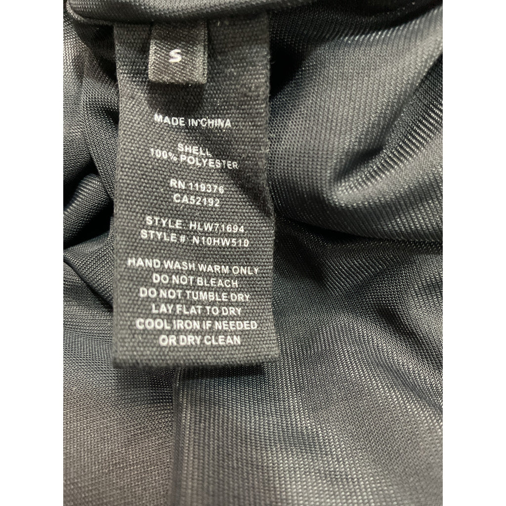 Helmut Lang 'Lite' Black Drop Shoulder Crepe Top Size S