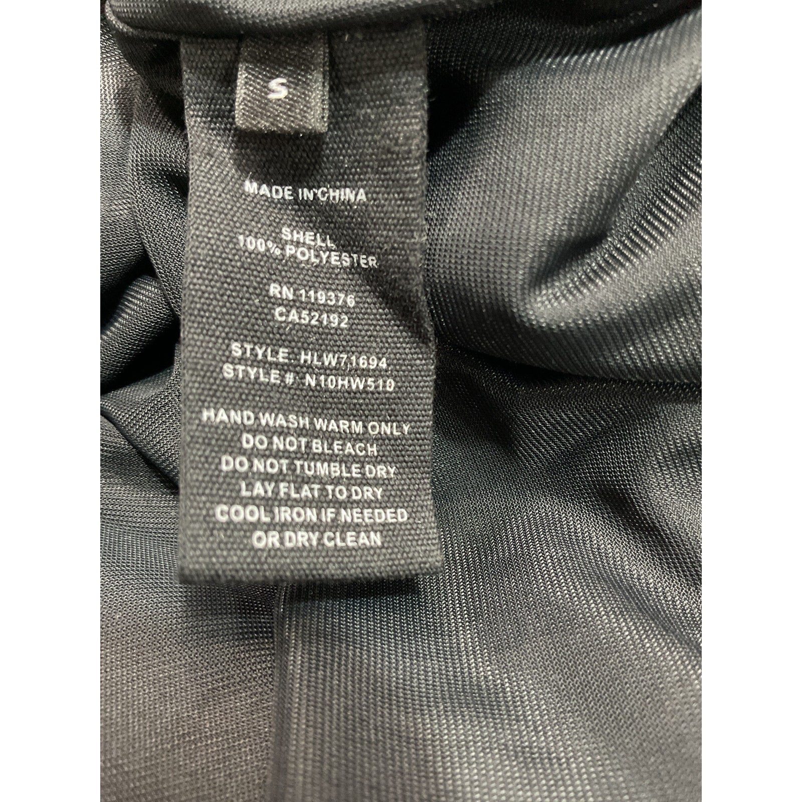 Helmut Lang 'Lite' Black Drop Shoulder Crepe Top Size S