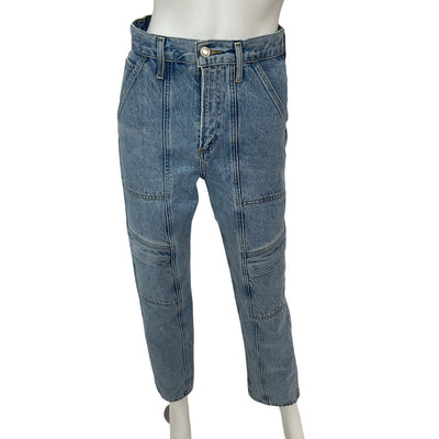 Agolde Relaxed Rank Cooper Cargo Denim Jeans Size 23