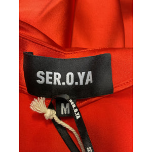 Ser.O.Ya Sleek Blood Orange Clever Mini Dress Size M